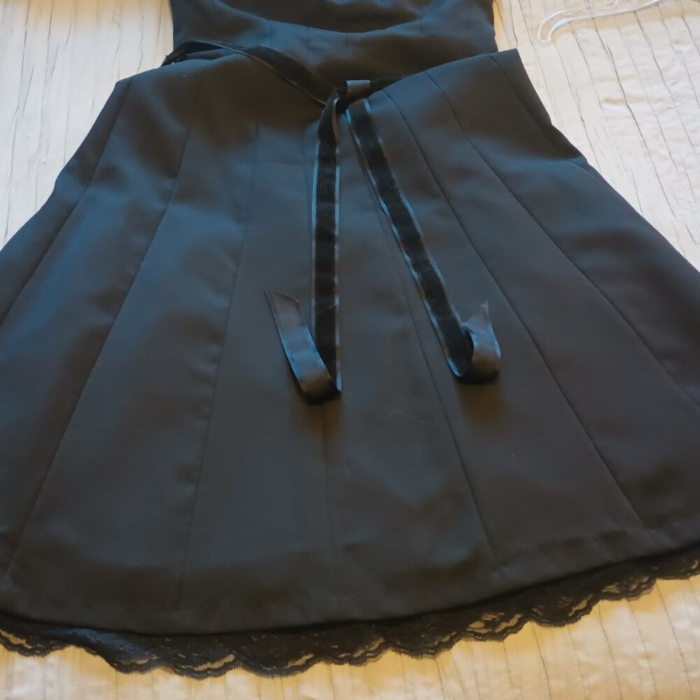Black cocktail dress